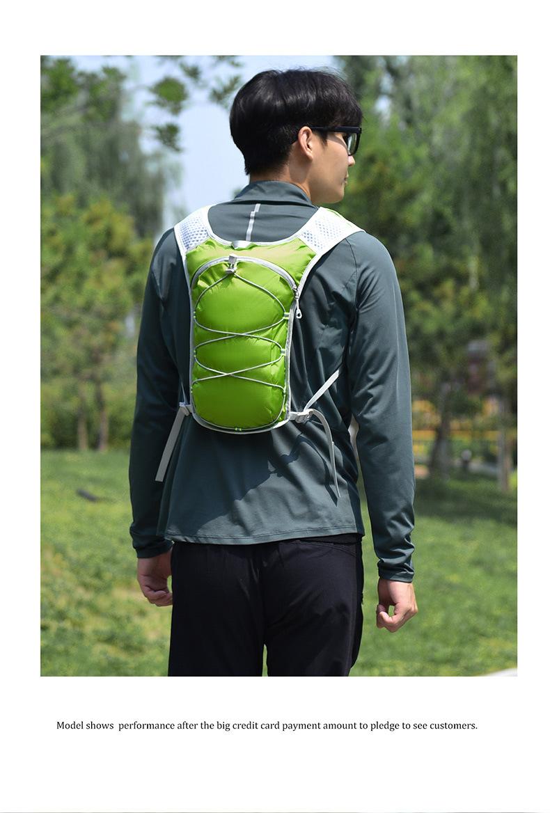 Lightweight Hydration Vest Backpack, Breathable Running Hiking Cycling Bag with Large Capacity, Outdoor Water Bladder Pack for Trail Running Camping