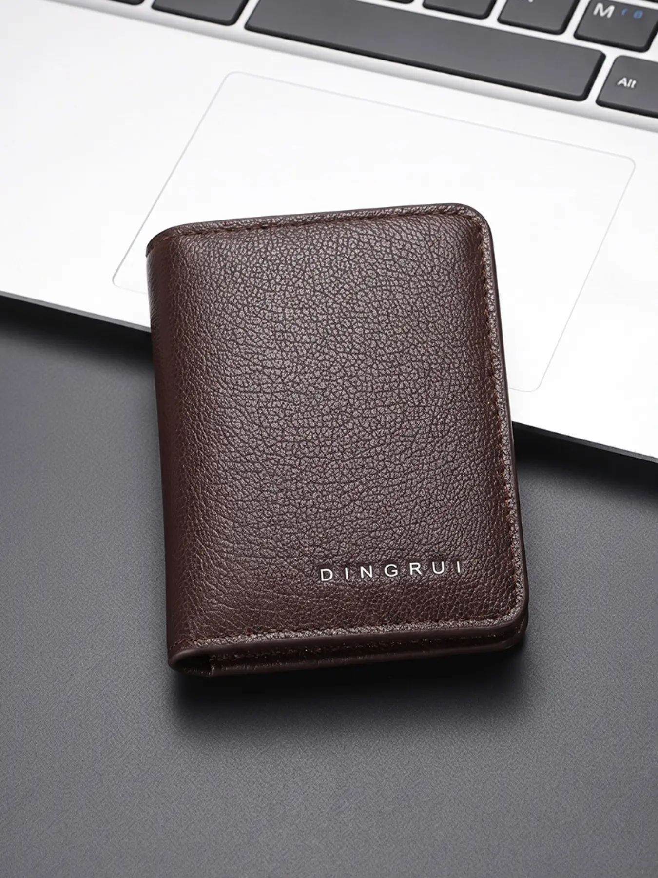 Men's Wallet, Slim Card Holder, Pebbled PU Leather Minimalist Wallet, Ultra-Thin Front Pocket Wallet with Multiple Card Slots, Compact Credit Card & ID Holder, Lightweight Business Wallet, Perfect Gift for Men, Father's Day, Thanksgiving & Christmas