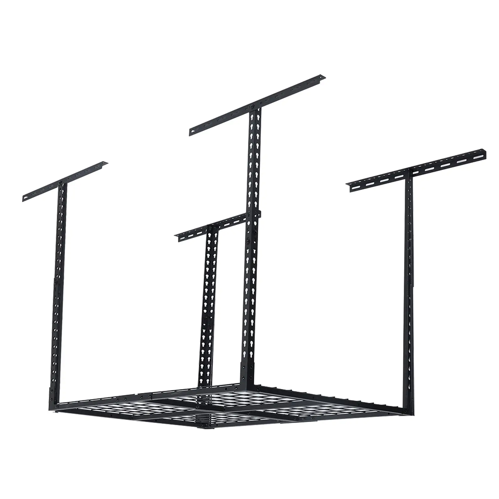 GARVEE Heavy‑Duty Garage Ceiling Storage Rack, 48"×36" Adjustable Cold‑Rolled Steel Overhead Organizer, Space‑Saving Storage Solution for Garage and Workshop