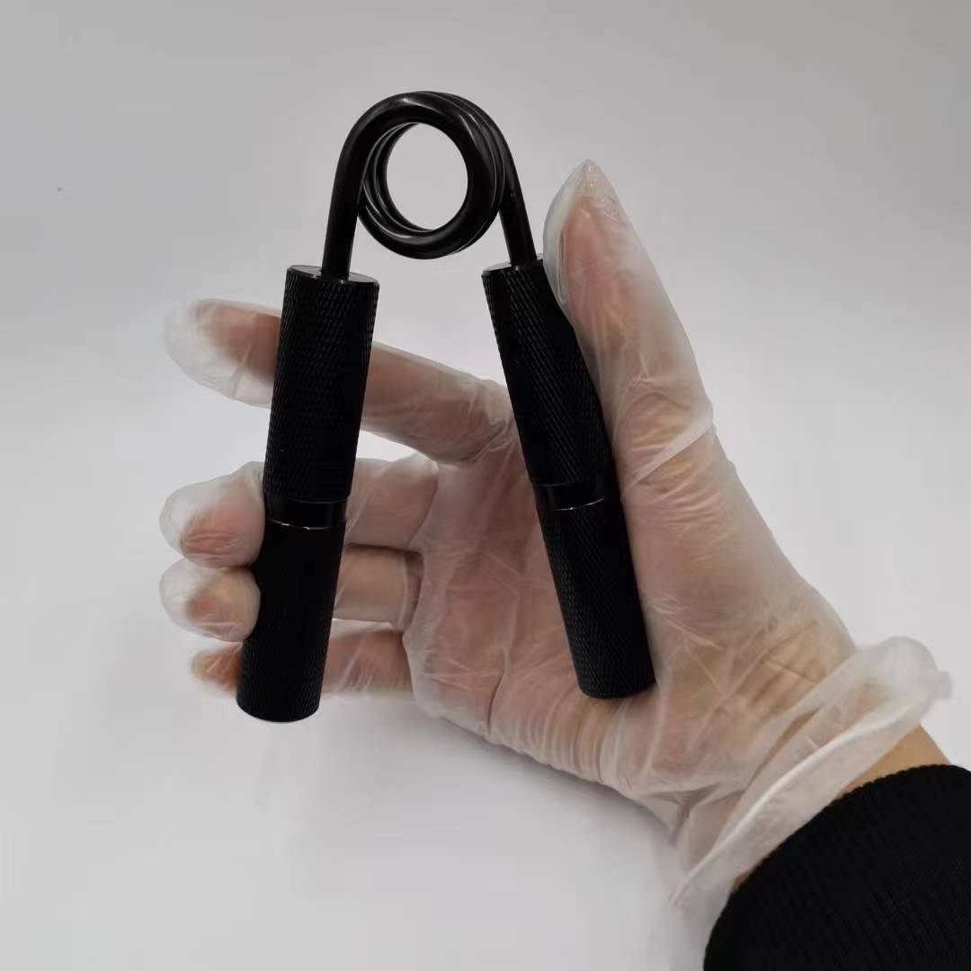 All-metal Grip Strength Trainer with Aluminum Handle and Spring Design for Arm and Finger Fitness