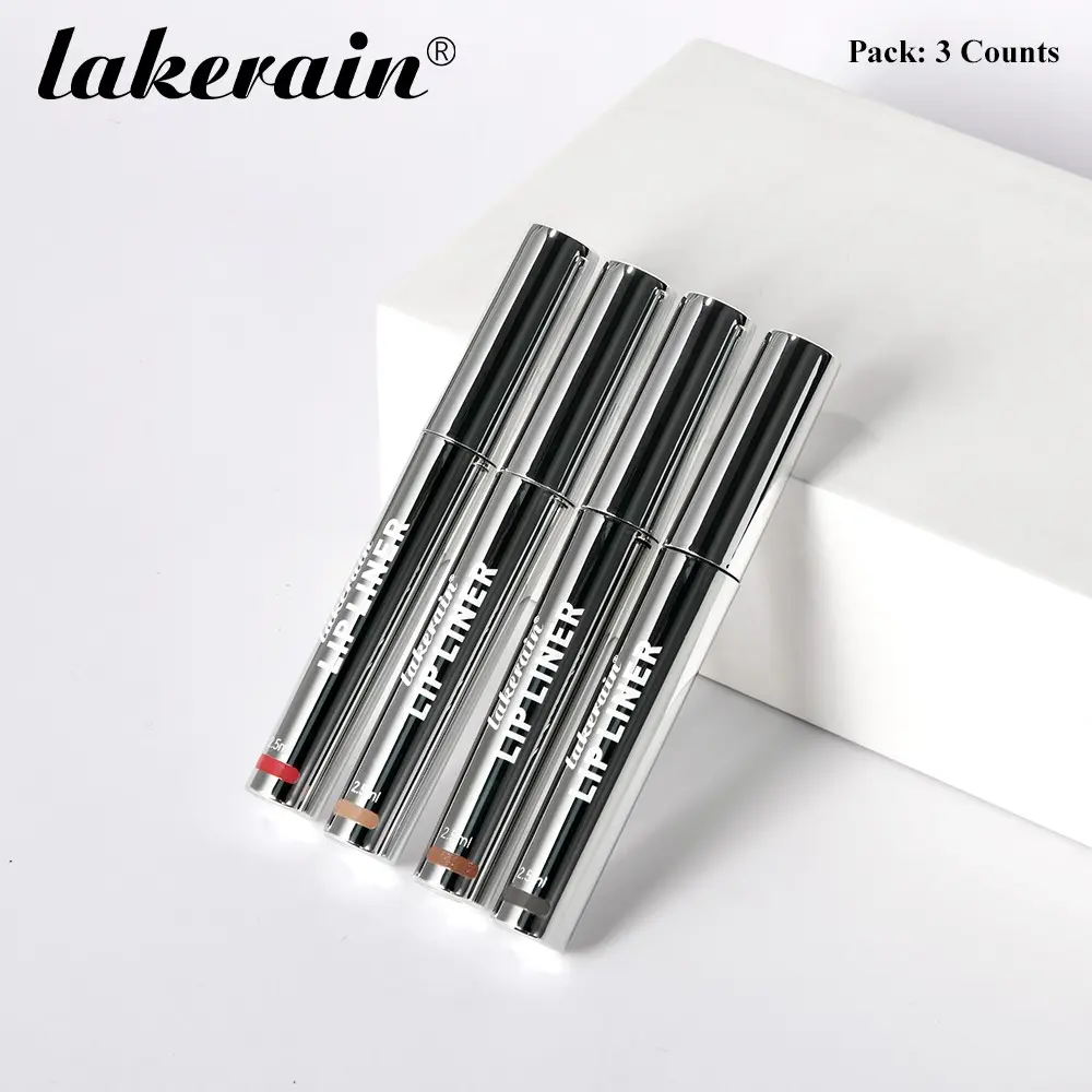 4 Colors Matte Waterproof Lip Liner, Peel-Off Lip Tint, Long-Lasting Wear, Smudge-Proof & Transfer-Proof, Nourishes and Moisturizes Lips, Korean Beauty, Suitable for Lazy Girls and Beginners