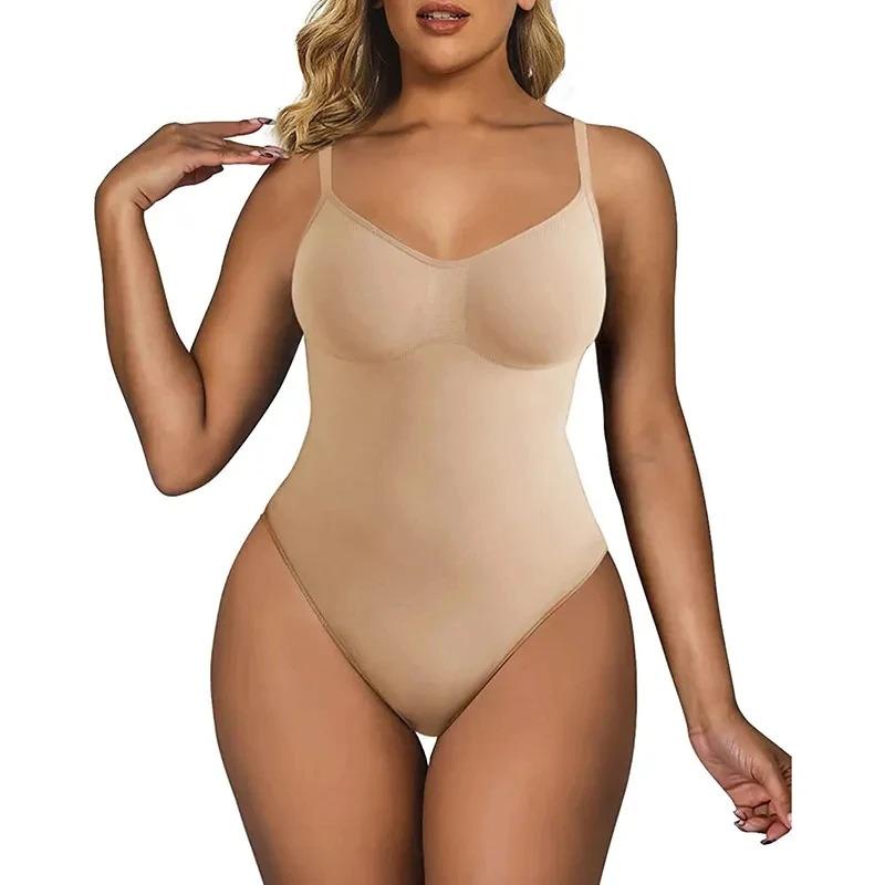New styleShapewear Bodysuit Thong Colombian Fajas Body Shaper Seamless Tummy Control Slimming Sheath Flat Belly for Underwear