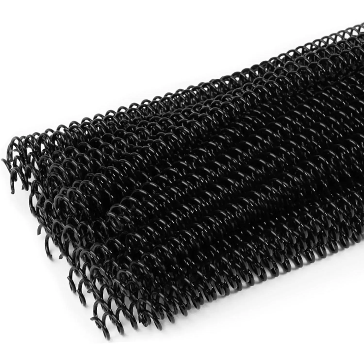 46-Hole Manual Binder Coil Pack, 100Pcs 5/16'' Black Comb Spines for A4/A5/Letter Size, 50 Loops 4:1 Pitch, Spiral Coils for All Binding Machines