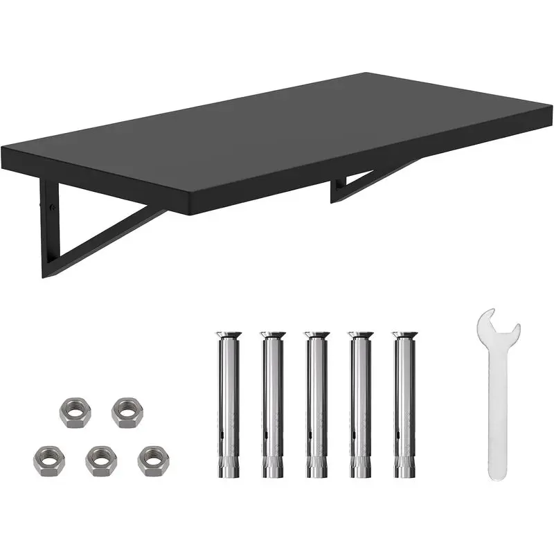 Shelf 12 x 24 Inches,250 lb Wall Mounted Floating Shelving, Metal Shelves for Restaurant, Kitchen, Home and Hotel, Bar, Garage