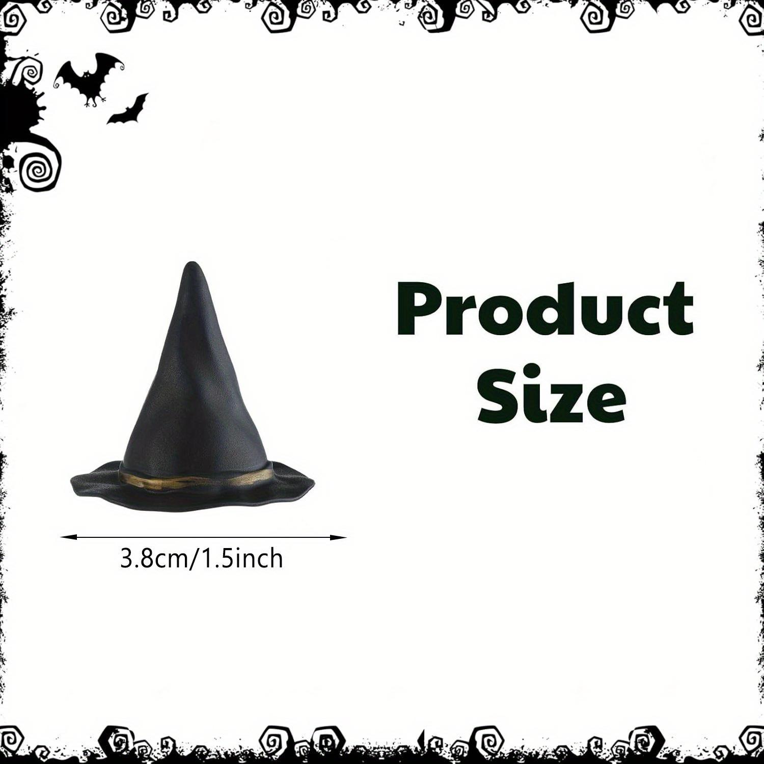 50Pcs Halloween Mini Witch Hats Set DIY Decorative Party Accessories for Theme Events