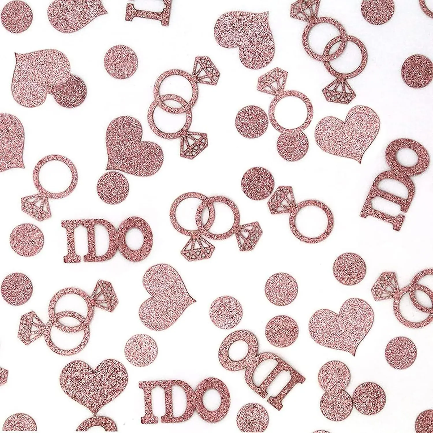 Rose Wedding Table Confetti, 100 count
