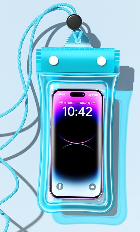 Mobile phone waterproof bag High transparency waterproof touchscreen airbag waterproof case Rafting swimming hot spring sealed mobile phone protective case