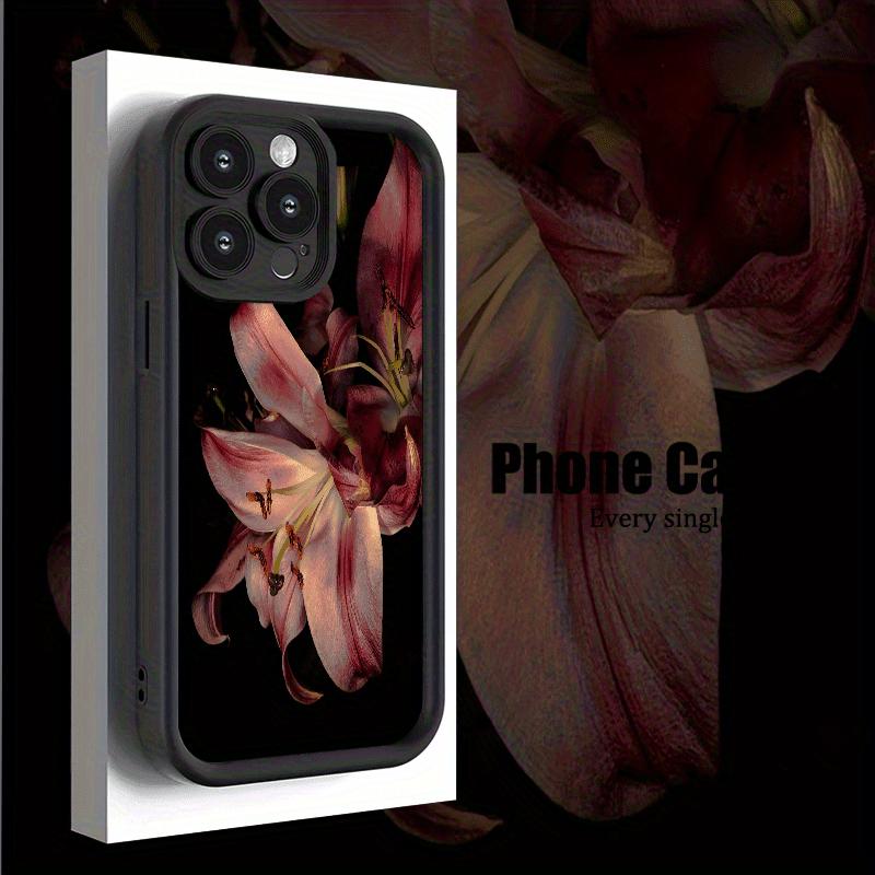 Phone case:  Lily Pattern TPU Case for iPhone17 16 PRO MAX,15 iPhone 14/13 Pro Max/12/11/X/XR/XS MAX, Plus Durable Four-Corner Shockproof Full Coverage High Aesthetic