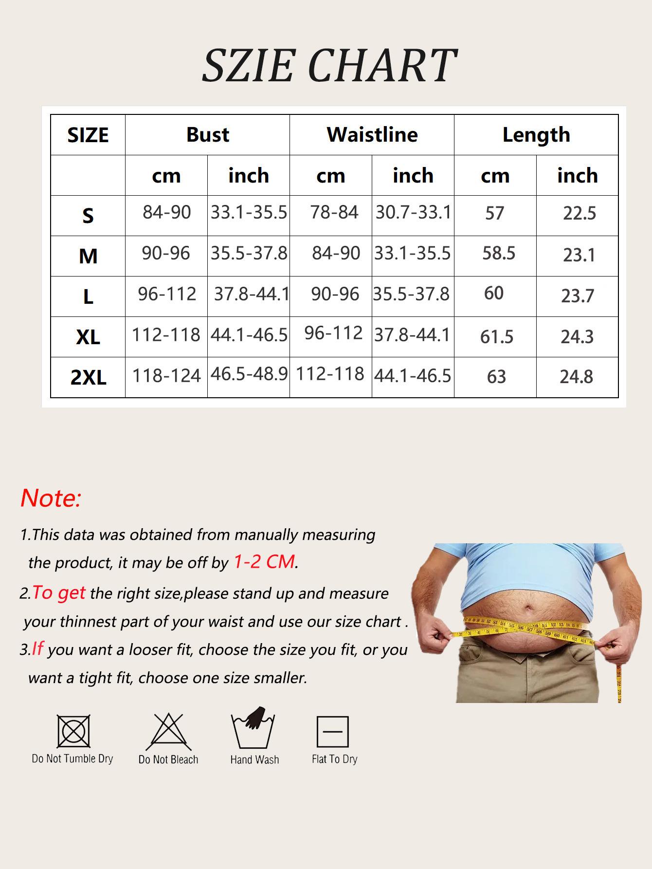 Men's Plus Size Zipper Waist