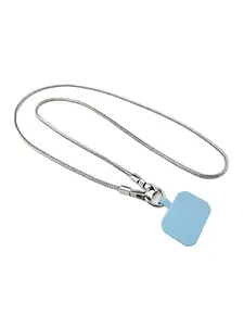120cm Metal Chain Crossbody Phone Strap with Pad, Anti-Loss Design, Ideal Gift for Mother, Family, Friends, Birthday, Holiday, Unisex