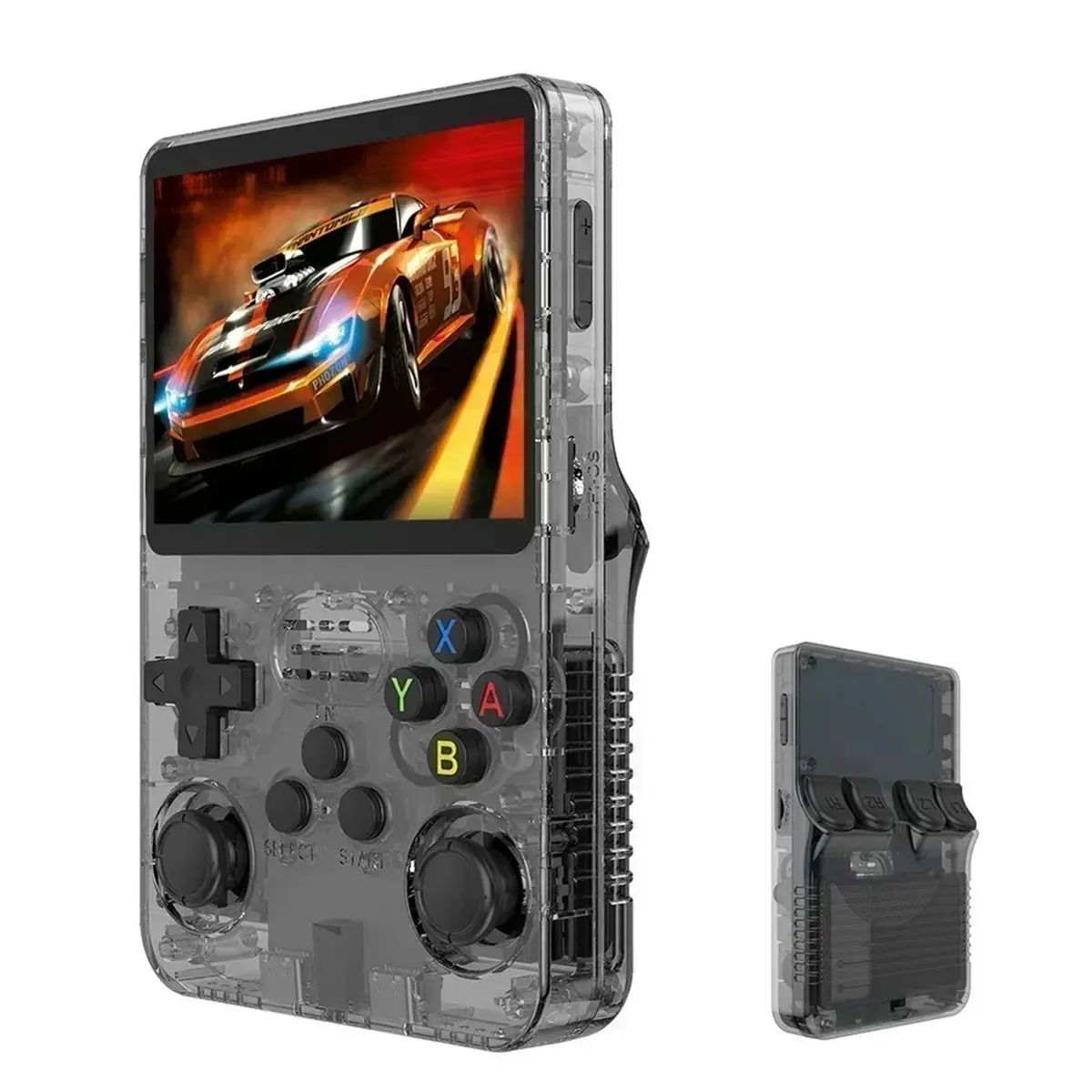 R36S Retro Handheld Game Console 3.5 IPS Screen 64g 15000+ Games Pocket Video Player for Kids & Adults