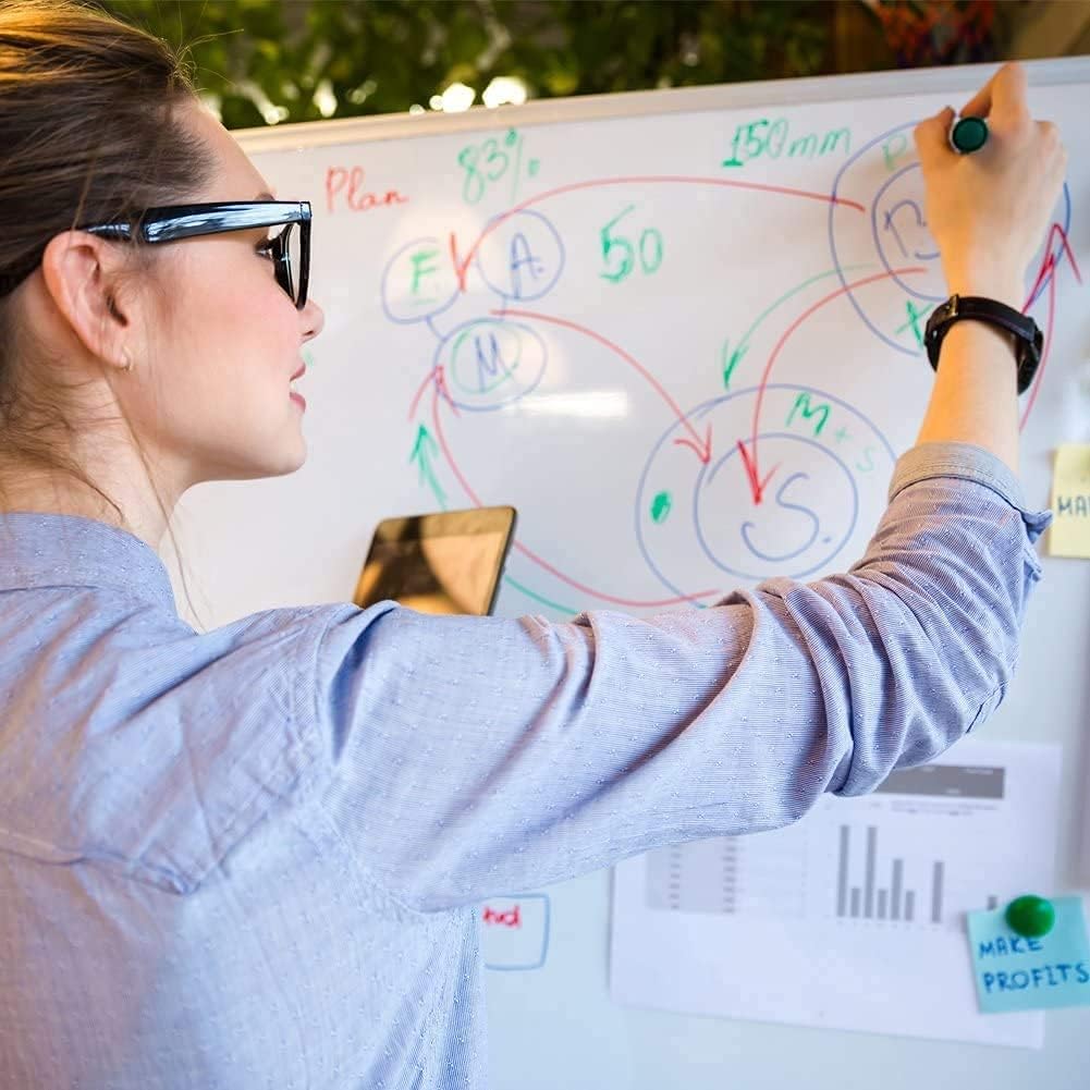 Whiteboard 48 x 36, White Board 4 x 3, Dry Erase Board with Detachable Marker Tray Whiteboard 48 x 36, White Board 4 x 3, Dry Erase Board with Detachable Marker Tray