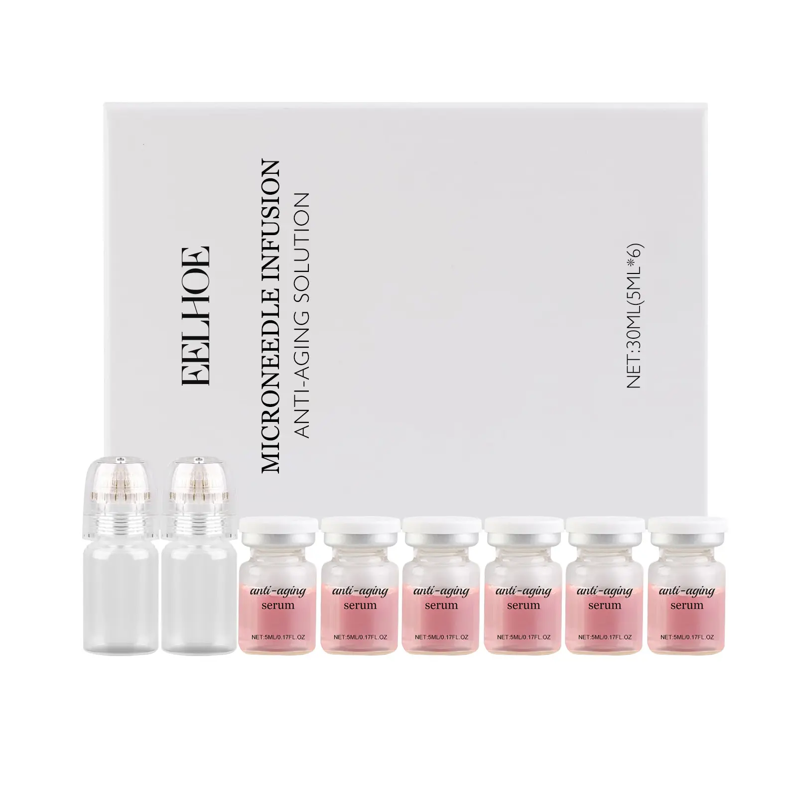 EELHOE Moisturizing Roller Serum Set with Neroli & Hyaluronic Acid Moisturizer - Hydrates, Firms Skin, Improves Fine Lines for Daily Skincare