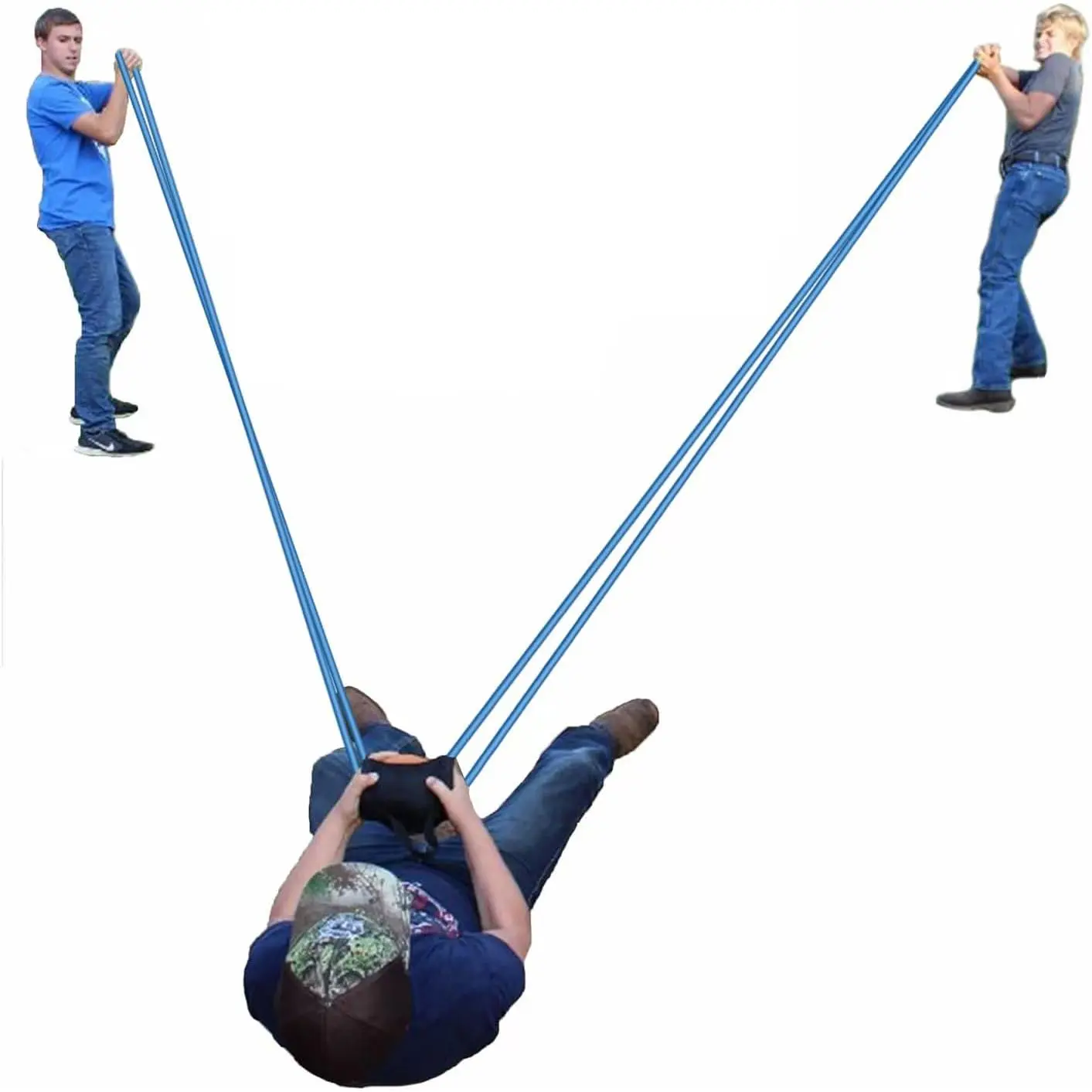 Water Balloon Launcher 500 Yard Long Range, 3 Man Slingshot with 500 Biodegradable Water Balloons, Giant Slingshot T-Shirt Launcher Cannons, Party Game Yard Toys for Kids and Adultsfidget toys