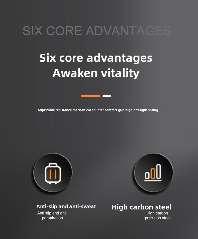 Digital Counting Grip Strengthener – Forearm, Finger, Wrist Trainer & Rehab Tool