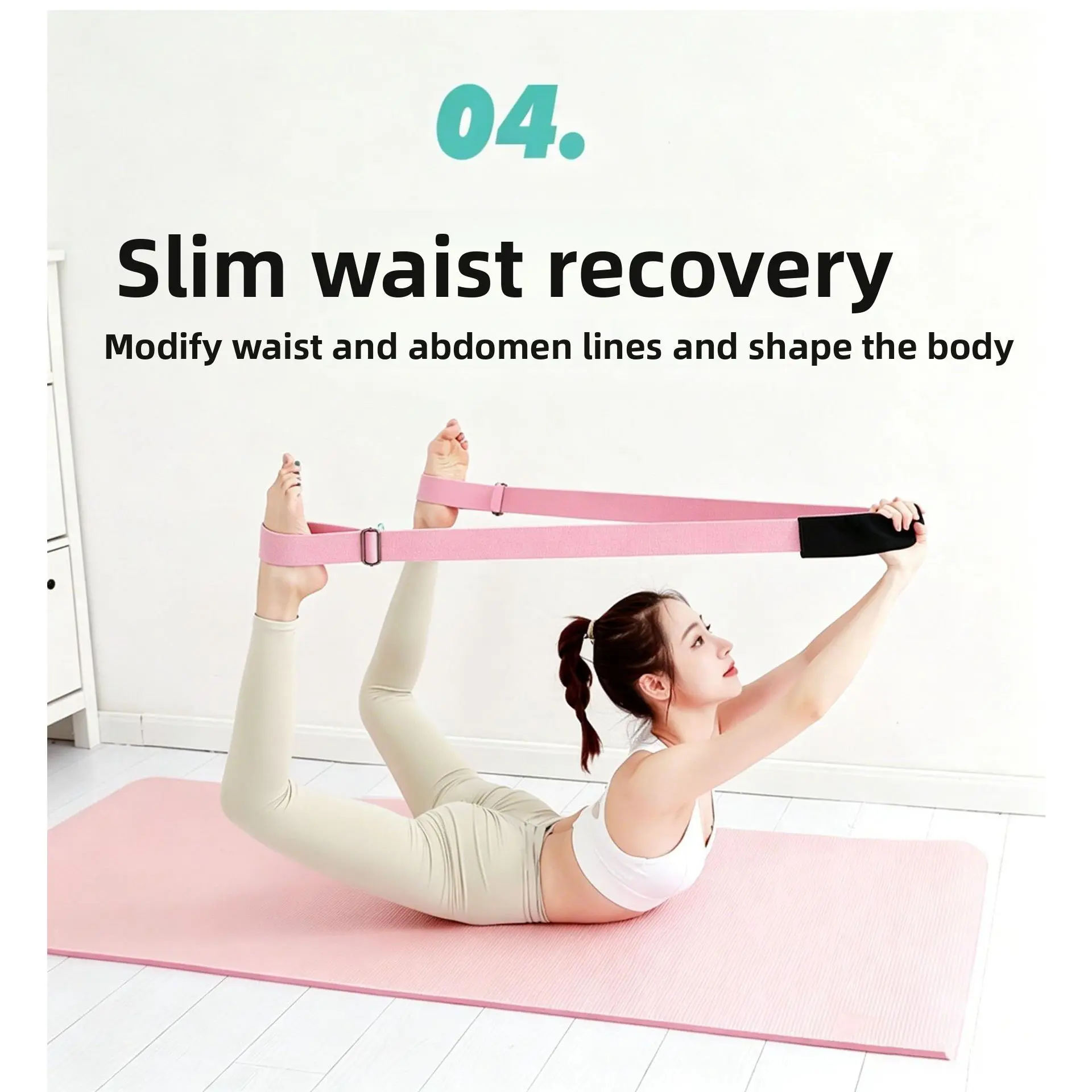 Door Anchor Elastic Stretch Band - Yoga, Pilates Rehab Training Sports & Outdoor Leisure Equipment