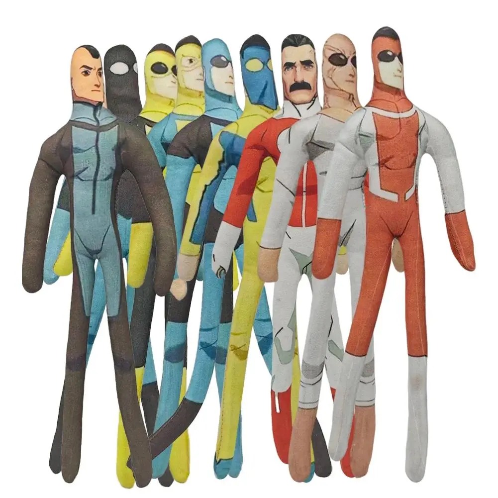 Omni Man & Mark Grayson Character-Shaped Stuffed Toys, Nolan Grayson Mohawk Sinister Cosplay Collectors Dolls, Dry Soft Abstract Funny Anime Plush Figures