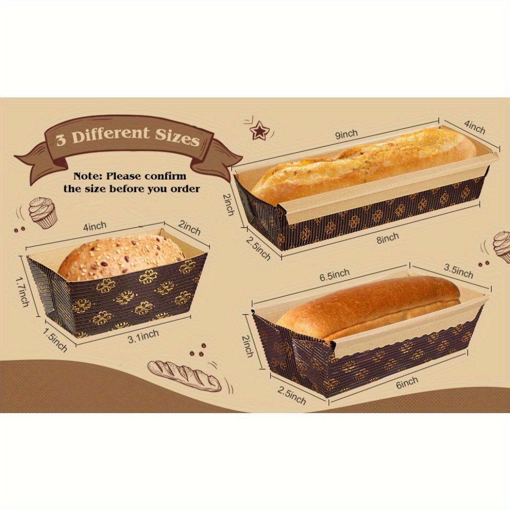 [Mini Baking Trays] 50/25pcs Stackable Disposable Mini Rectangular Corrugated Cardboard Baking Trays |   Brown, Holiday, Party, 3.1 X 1.5 X 1.7 Inches