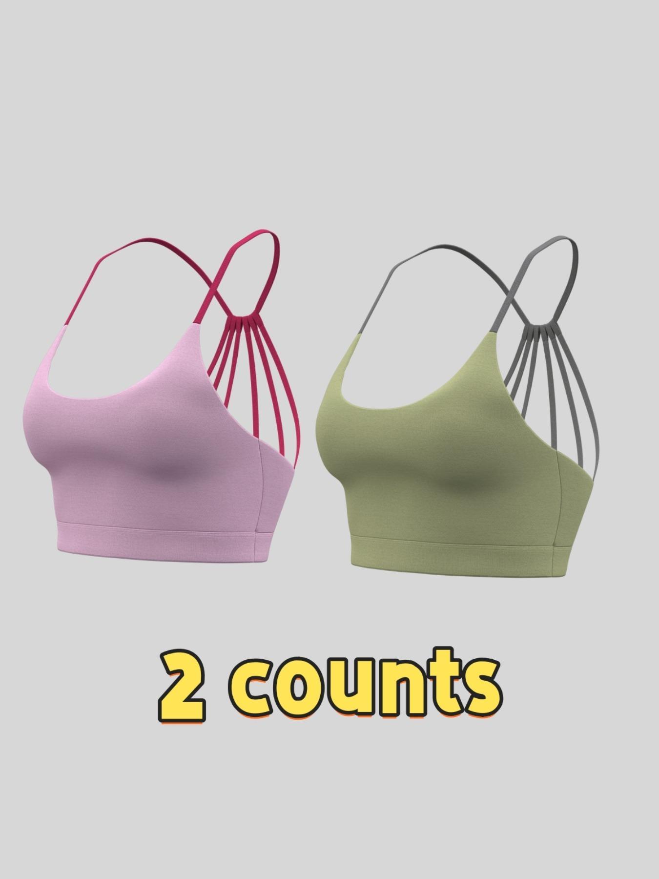 Women's Patchwork Print Sports Bra, Casual Comfortable Breathable Racerback Crop Sports Top for Yoga Gym Workout, Ladies Sportswear for All Seasons, Activewear, Yoga Clothes, Fitness Clothes