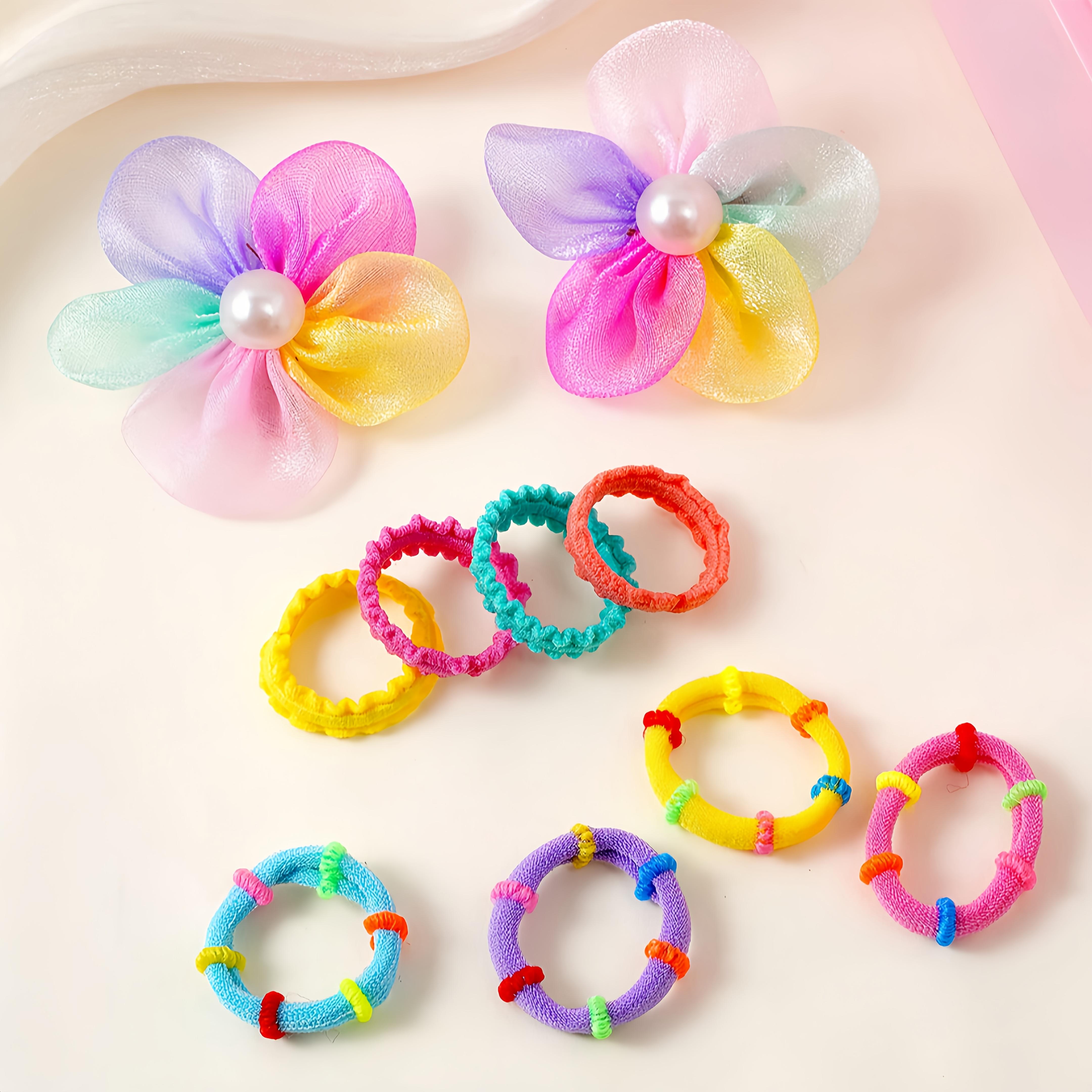 (New)[Hair Accessory Set] 200pcs/618pcs Dopamine Sweet Hair Accessory Set For Little Girls With Combination Of Bow Clips,  Princess Clips, Star & Teardrop Hair Clips, Flower Clips, Simple Hair Ties. Suitable For All Seasons, Excellent Gift hion Lovers