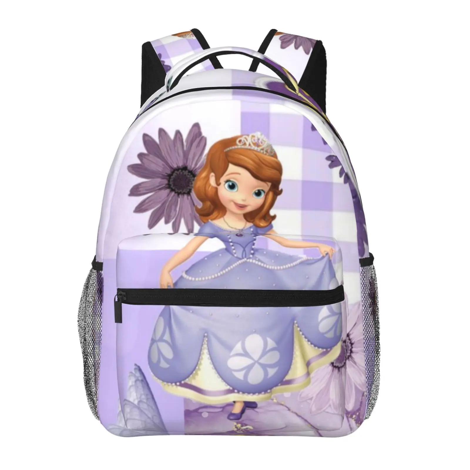 Kids backpack, Sofia3 School bag, Cute Cartoon Backpacks for girls boys, Adjustable Straps Bookbag for Office Travel Bag