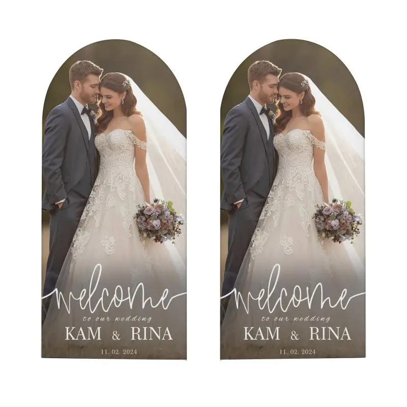 Custom Party Backdrop Stand - Lightweight Personalized Banner, Photo Booth Background for Wedding Theme Parties, Celebrations (Ideal Gift for Events)