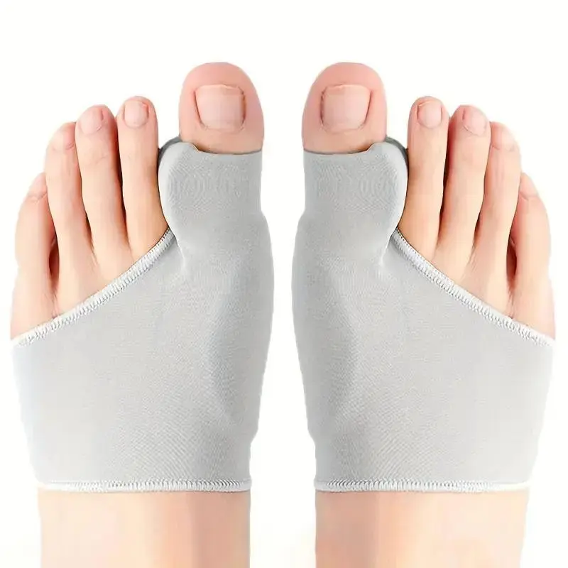 Enhanced Toe Separator Foot Care Kit, Lycra Big Toe Splitter, Hallux Valgus Corrector, Sole Protector, Pair of Foot Correction Sleeves, Foot Care Product