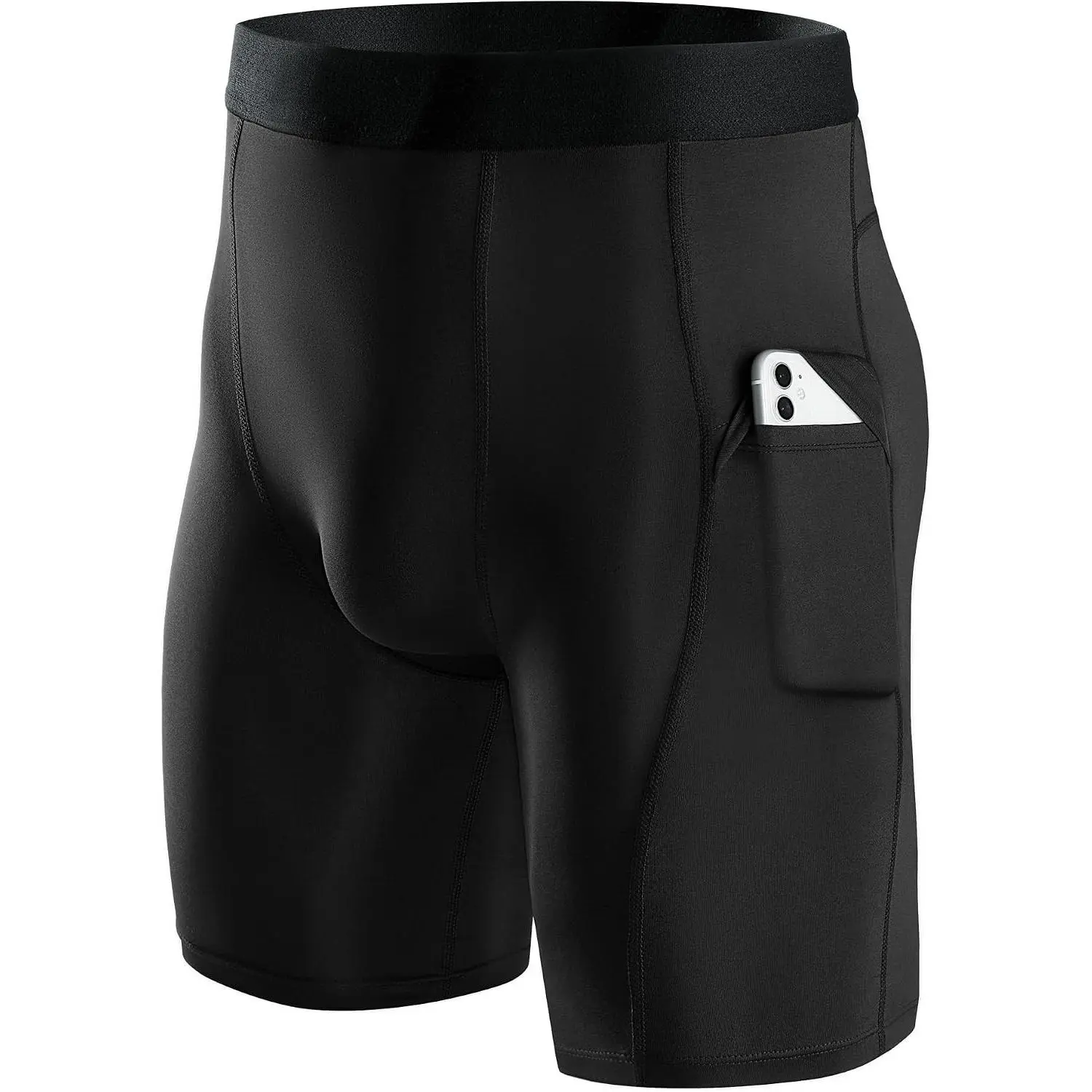 Men's Compression Shorts, Spandex Running Athletic Workout Performance Baselayer Underwear - 1/2/4/5 Pack(Gift)