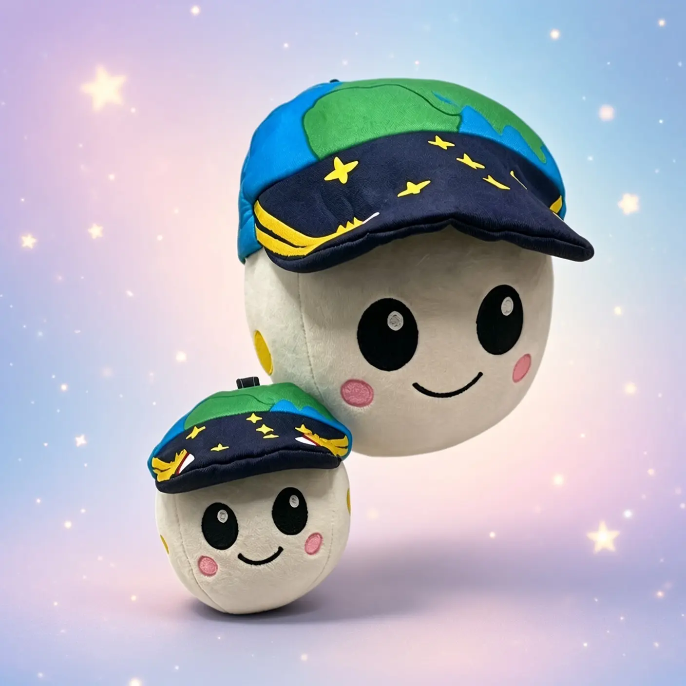 Artemis Mascot Plush Toy, 10cm Keychain & 22cm Huggable Stuffed Plushie, Soft Squishy Astronaut Collectible Gift for Kids Teens Adults, Bag Decor Home Ornament 2 Sizes