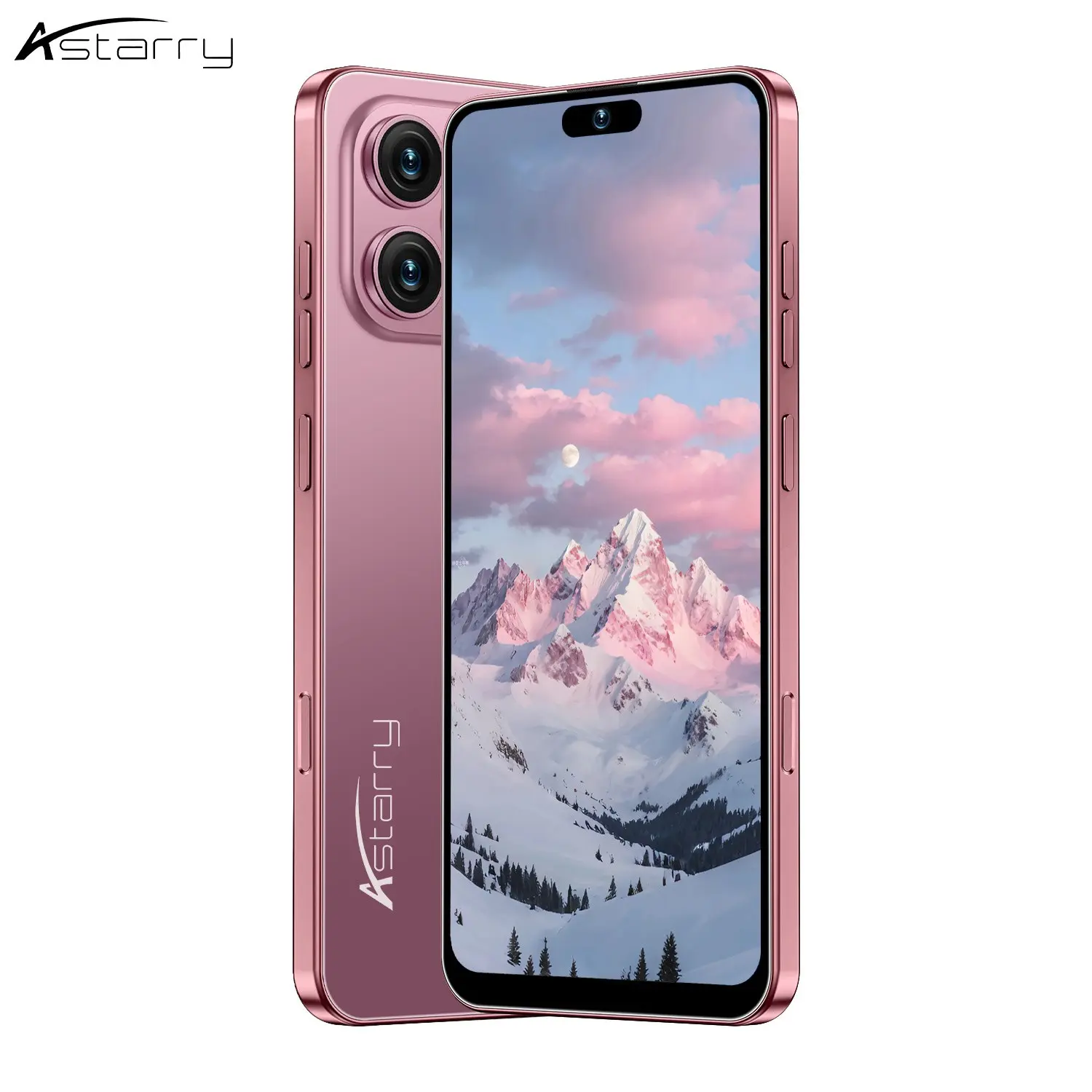 Astarry-stylish and luxurious 17 Pro Max smart phone, dual-card dual-standby face fingerprint dual-unlock, 16+20MP HD camera, classic version of Android 12.0, global unlocked 4G network mobile phone, 5000mA super battery life, 6GB memory and 64GB storage