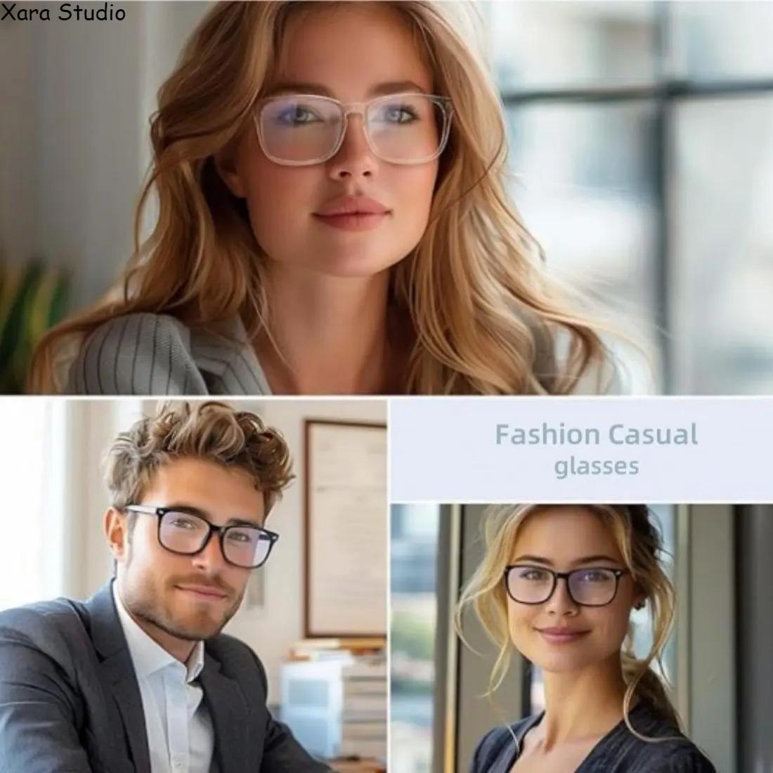 Blue Light Blocking Glasses for Men & Women – Anti-Eye Strain Computer & Gaming Glasses with UV Protection, Lightweight Comfortable Frame, Stylish Eyewear for Work, Streaming & Daily Screen Use