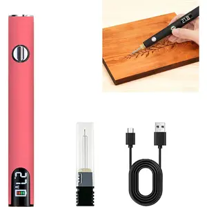 Rechargeable Thread  Kit, Digital  Tie  Pen, Suitable For Knitting, Leather Crafts, Sewing, Weaving, Wax Carving,  Carving, Etc ()