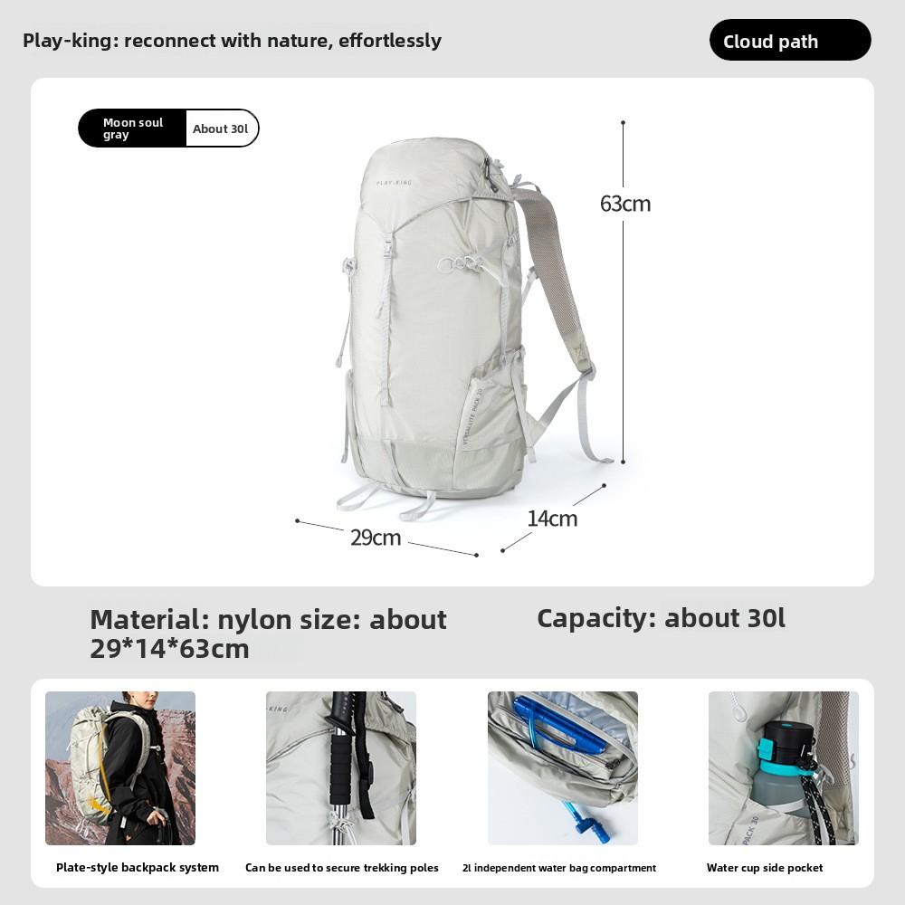 Hiking Bag Hiking Leisure Large Capacity Backpack Lightweight Outdoor Backpack