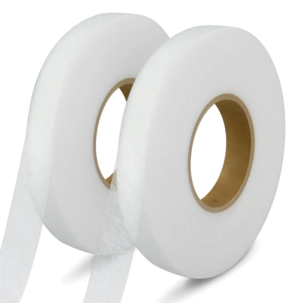 140 Yards Iron  Hemming Tape, 2 Rolls 0.59 inch Hem Tape No Sew, Iron  Tape for Hemming,  Witchery Tape Sewing Tape, Fusible Tape Adhesive Wonder Web for Curtain, Pants, Clothes