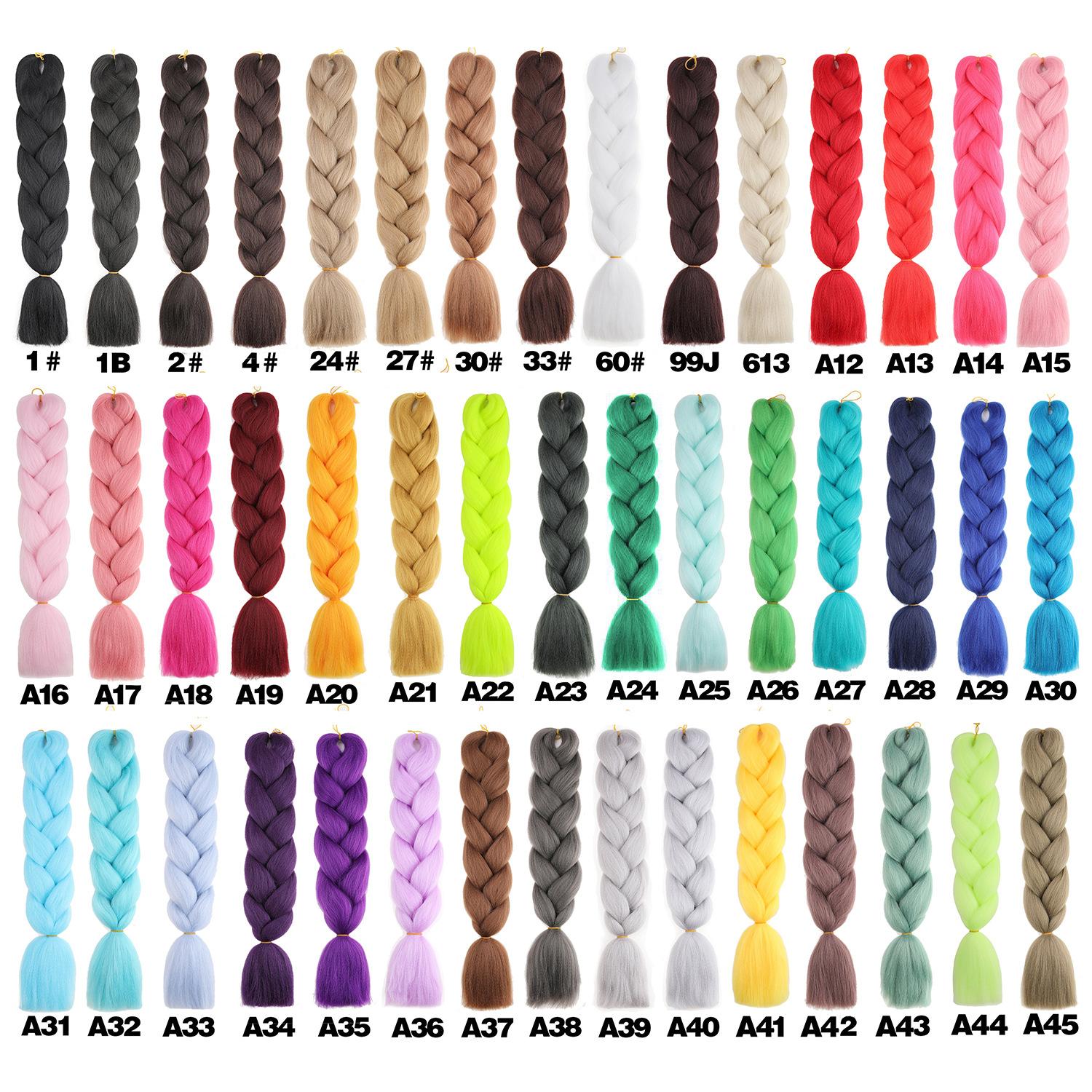 DB- Premium Jumbo Braid Hair Extensions Solid Color Dreadlock Braiding Hair-DB