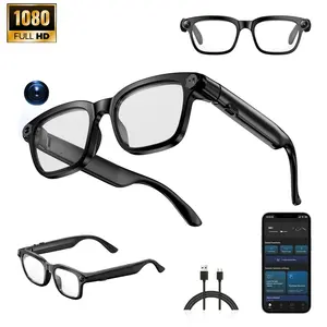 Smart Ai Glasses with 8m Phd Camera, 1080P Video Recording, Real-Time Translation, Voice Assistant, Al Photo Recognition, Wireless Sunglasses