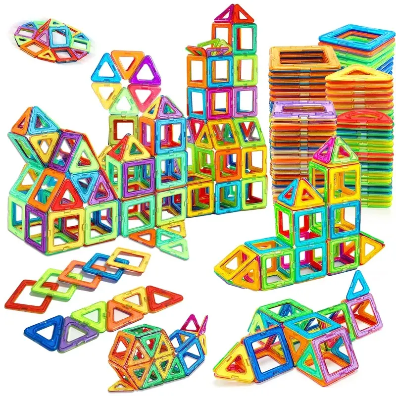 Magnetic Building Blocks DIY Magnets medium size STEM Construction Toys Learning Educational Magnet Toys