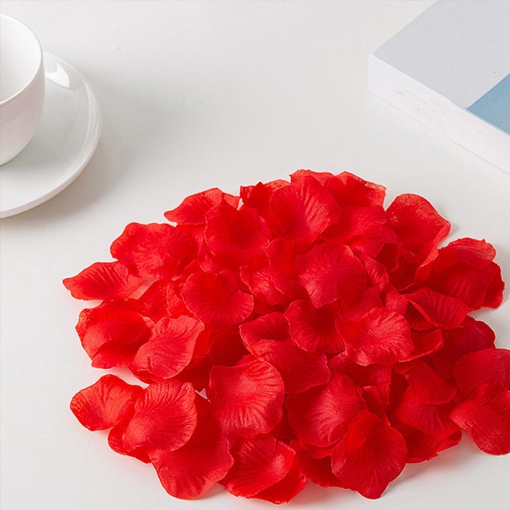 Artificial Rose Petal, 1000 pcs Creative DIY Spring Decorative Realistic Faux Flowers, Romantic Ambiance Decoration Supplies for Festivals, Weddings, Birthday Parties and Banquets, Ornaments