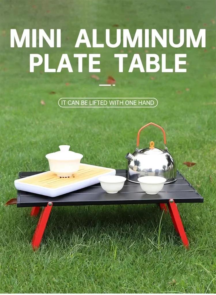 Tailor-Made Portable Table: Lightweight Aluminum Alloy Camping Beach Table with Custom Service & Storage Bag