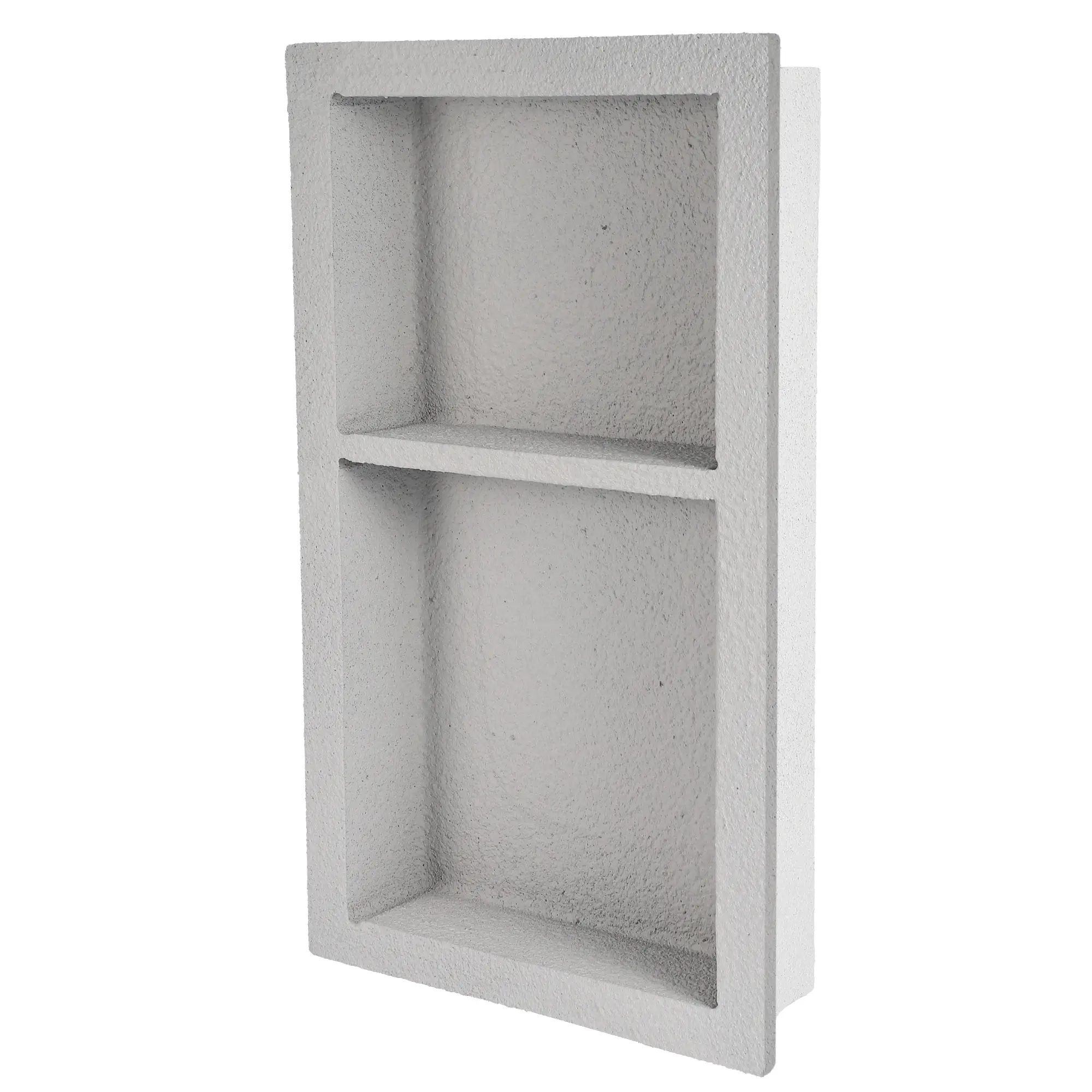 GARVEE Double Recessed Shower Niche Shelf Tile Ready 12" x 25.5", Waterproof Built-In Wall Insert with Square Corners, Modern In-Wall Bathroom Storage Organizer, Easy Installation Shower Niche for Shower Wall Organization