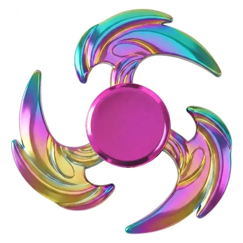 High-Quality Zinc Alloy Finger Spinner, Multicolor Hand Spinner Toy, Durable and Portable, Ideal for Office and Leisure, Perfect Gift