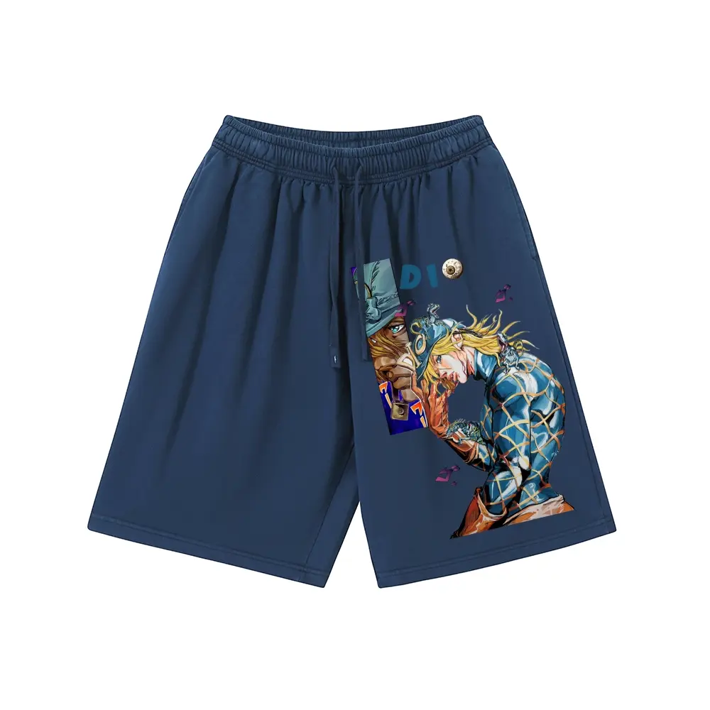 Inkhausstore-Inkvaultarchive JJBA Diego Brando Steel Ball Run Graphic Shorts