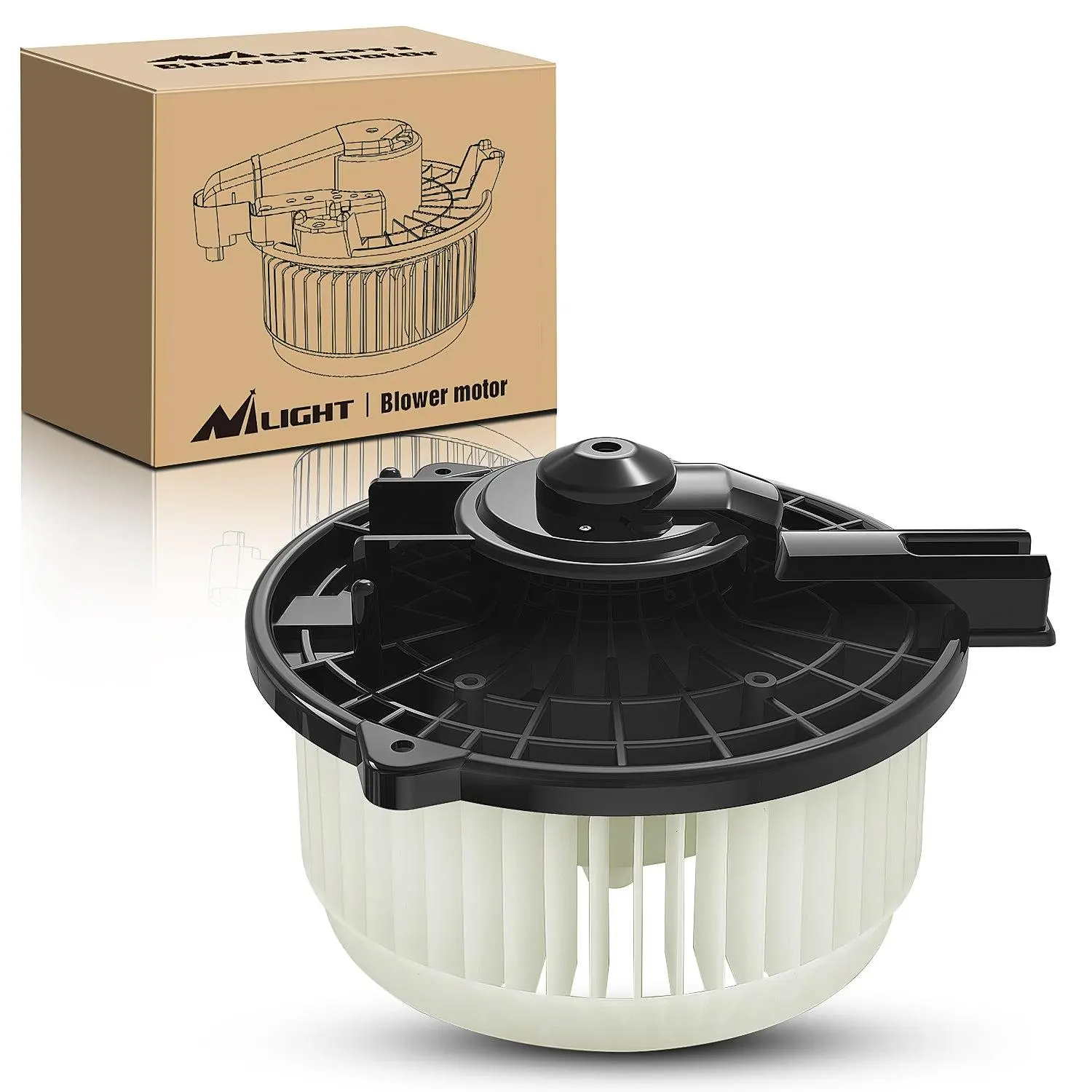 Nilight HVAC Blower Motor with Fan Fit for Hon-da Odyssey 2005 2006 2007 2008 2009 2010,Acura RL 2005-2011 2012 Replaces 79310-SHJ-A01, 79310-SJC-A02, 700192, 75735, PM9304