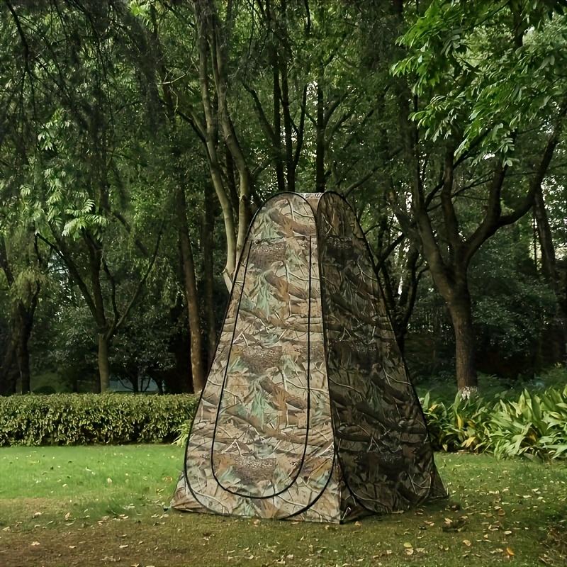 Outdoor portable pop-up tent for bathing and changing clothes, thickened material for sun protection and privacy, mobile toilet tent, portable quick-open changing room tent for fishing, quick-open camping equipment