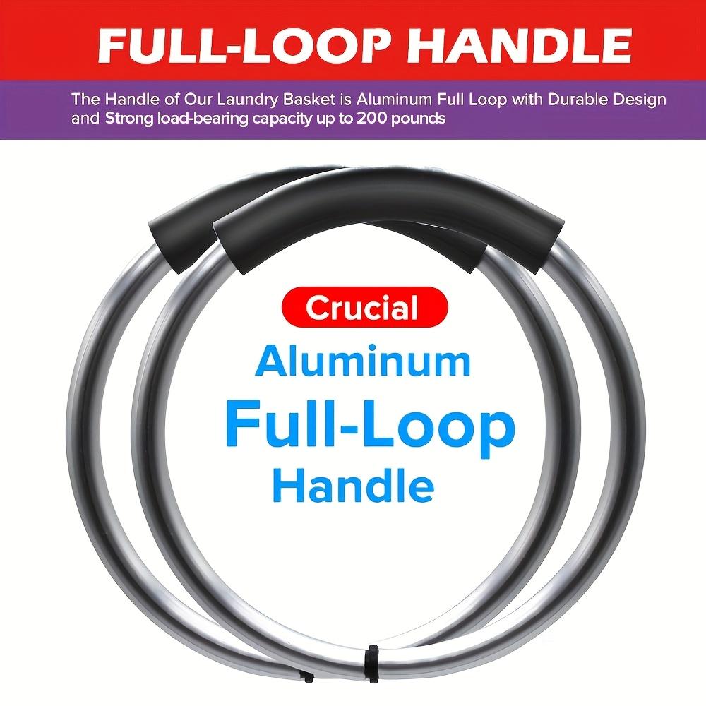 Extra Large Foldable Laundry Basket Hamper Bag (Aluminum Full Loop Handle) - Tall Collapsible Fabric Clothes Bin for Bedroom, Bathroom, College Dorm Storage, Closet Organization & Washing (Space-Saving Design) Extra Large Foldable Laundry Basket Hamper Bag (Aluminum Full Loop Handle) - Tall Collapsible Fabric Clothes Bin for Bedroom, Bathroom, College Dorm Storage, Closet Organization & Washing (Space-Saving Design)