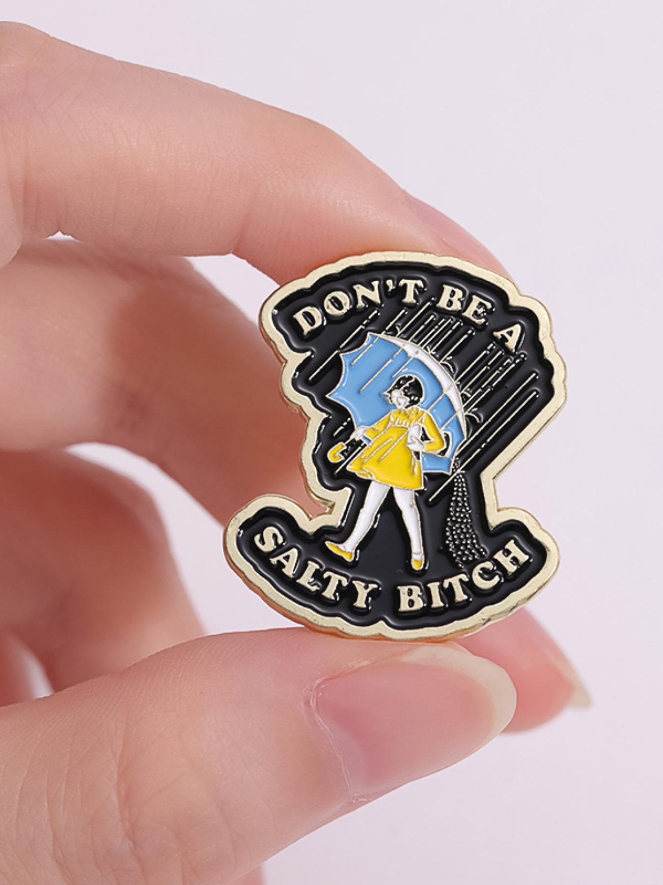 Cute Cartoon Girl Design Brooch, Enamel Pin Suitable for Backpacks, Jeans, Scarves, Hats Decoration, Trendy All-match & Exquisite Brooch for Birthday Gift, Gifts for Her