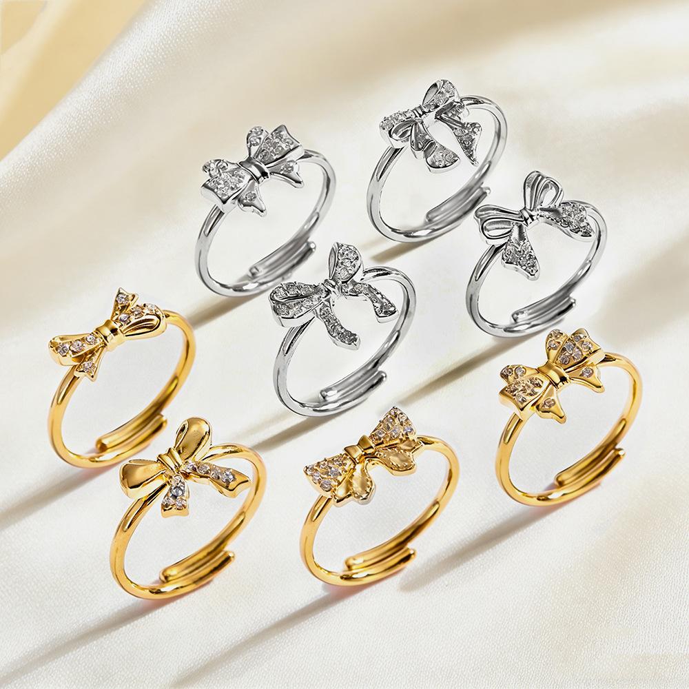 Mothers Day Gifts Bow Rings for Women Mother Daughter Cubic Zirconia Bow Knot Tie Ring Cute CZ Friendship Promise Stack Ring Anniversary Birthday Jewelry Gifts for Sister Mothers Day Gifts Bow Rings for Women Mother Daughter Cubic Zirconia Bow Knot Tie Ring Cute CZ Friendship Promise Stack Ring Anniversary Birthday Jewelry Gifts for Sister