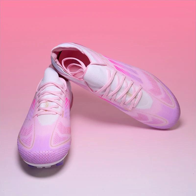 Professional F50 Soccer Cleats – FG/TF Studded Football Boots for Men Women, Durable Comfortable Shoes for Grass Training & Competition