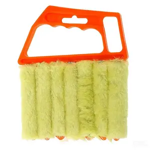 Window Blind Cleaner Duster Tool,2026 New Cleaning Tools,7 Fingers Washable Microfiber Dusters for Cleaning,Crevice Cleaning Brush, Duster for Venetian Blinds & Air Conditioner Vents
