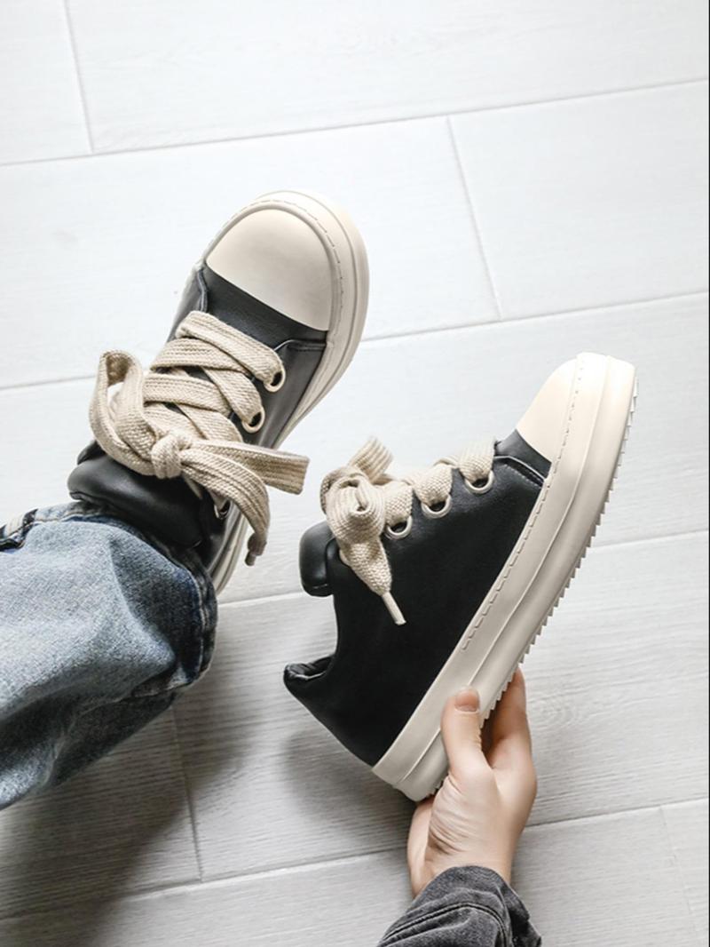 Men's Fashionable Lace Up Front Low Top Sneakers, Casual Comfortable Breathable Sports Walking Shoes, Male All-match Round Toe Shoes for Daily Wear, Streetwear Shoes